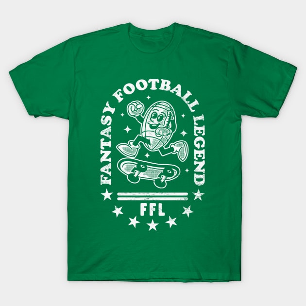 Fantasy Football Legend: Funny Vintage Touchdowns T-Shirt by TwistedCharm